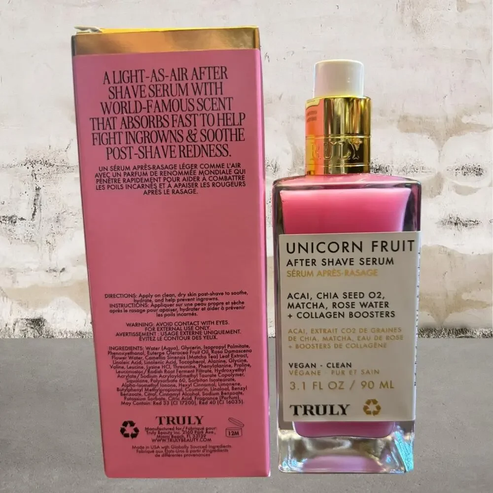 Truly $33 Unicorn Fruit After Shave Serum NIB